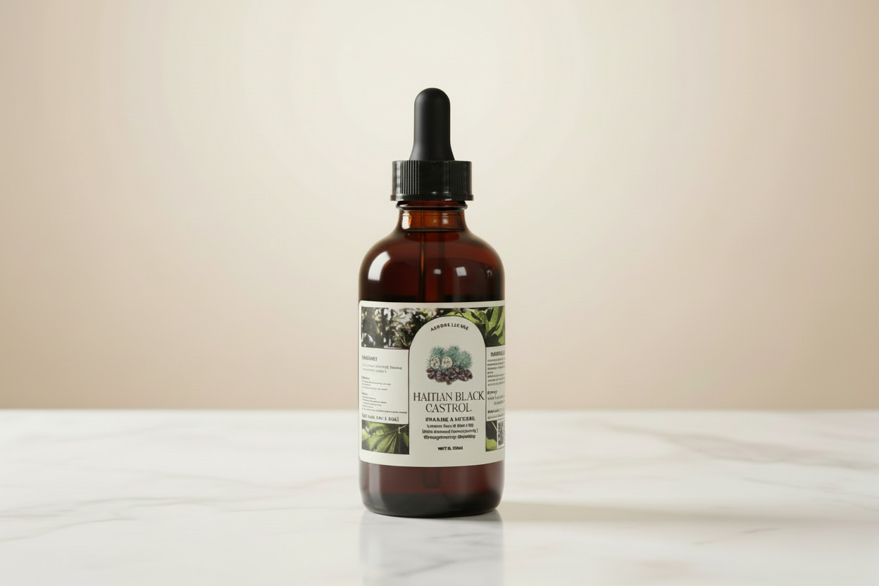 Aurore Luxure Haitian Black Castor Oil– Organic & Natural 100% Pure Castor Hair & Body Oil