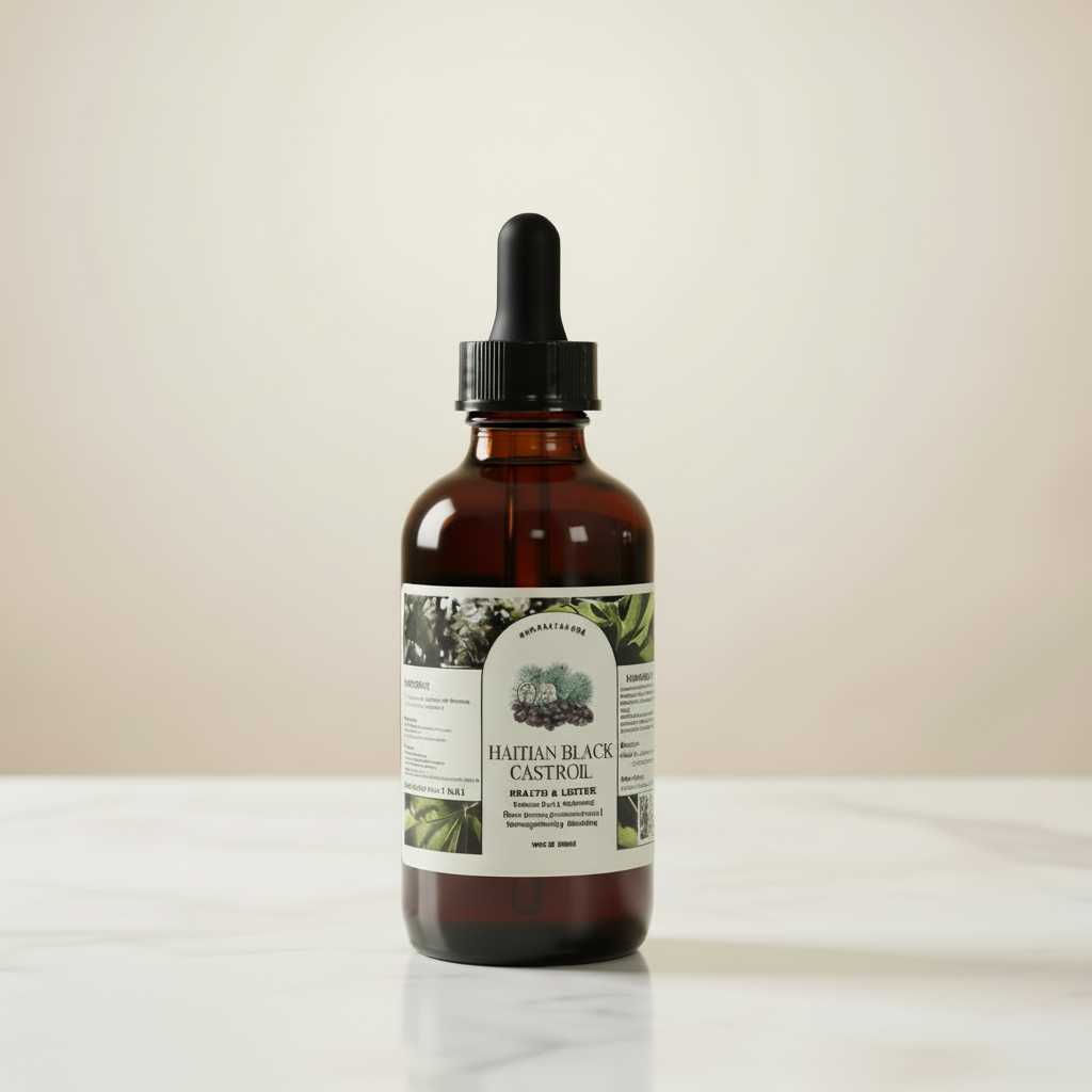 Aurore Luxure Haitian Black Castor Oil– Organic & Natural 100% Pure Castor Hair & Body Oil