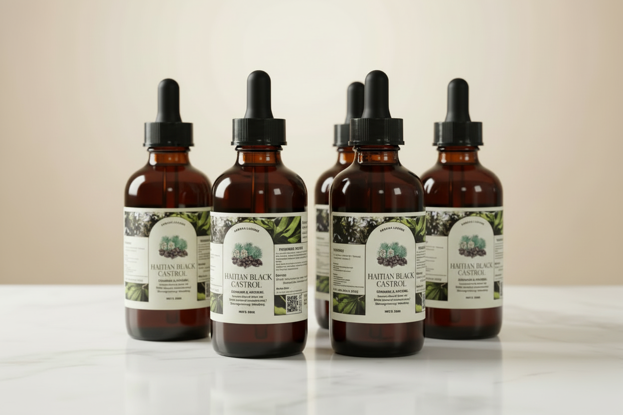 Aurore Luxure Haitian Black Castor Oil– Organic & Natural 100% Pure Castor Hair & Body Oil