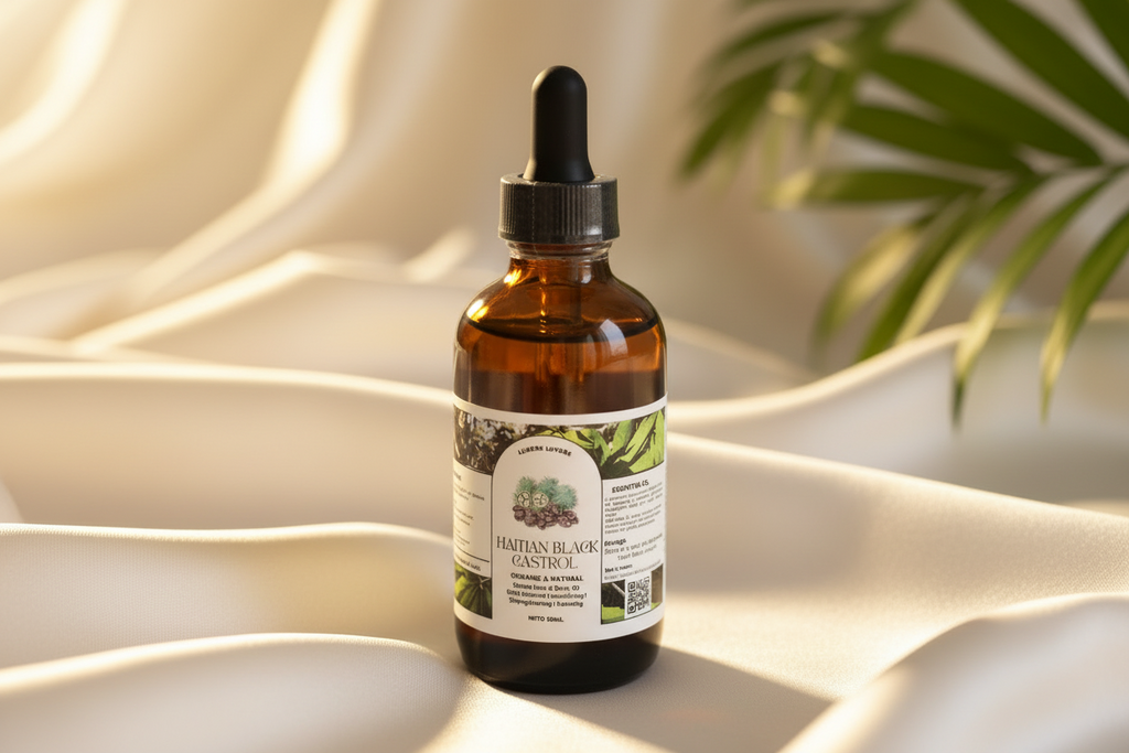 Aurore Luxure Haitian Black Castor Oil– Organic & Natural 100% Pure Castor Hair & Body Oil