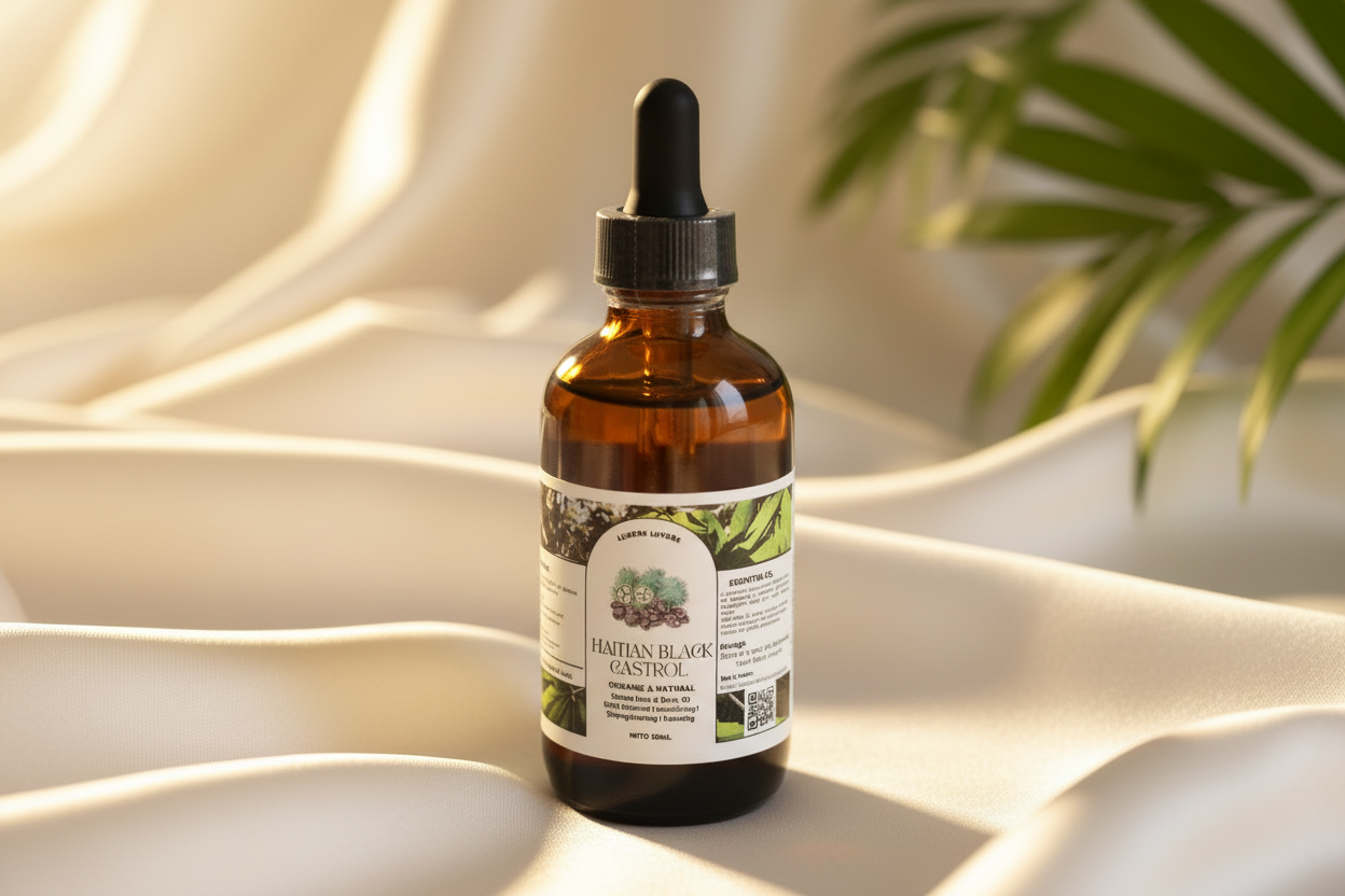 Aurore Luxure Haitian Black Castor Oil– Organic & Natural 100% Pure Castor Hair & Body Oil