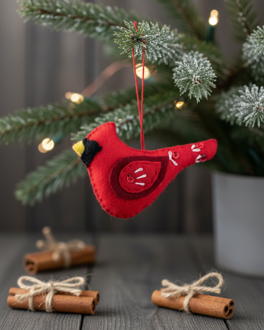 Cardinal Ornament