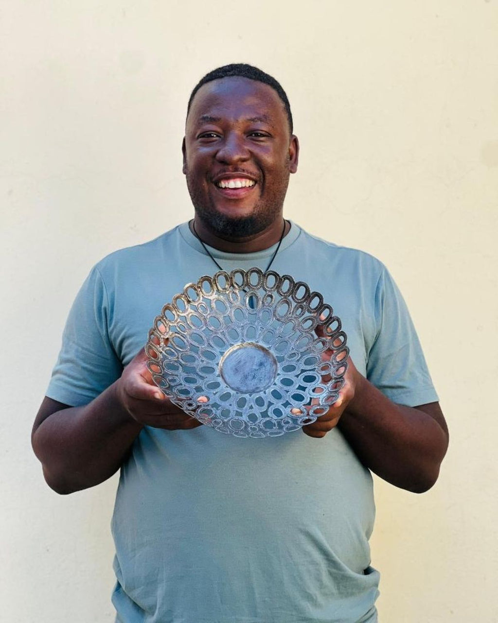 Metal Circle Bowl