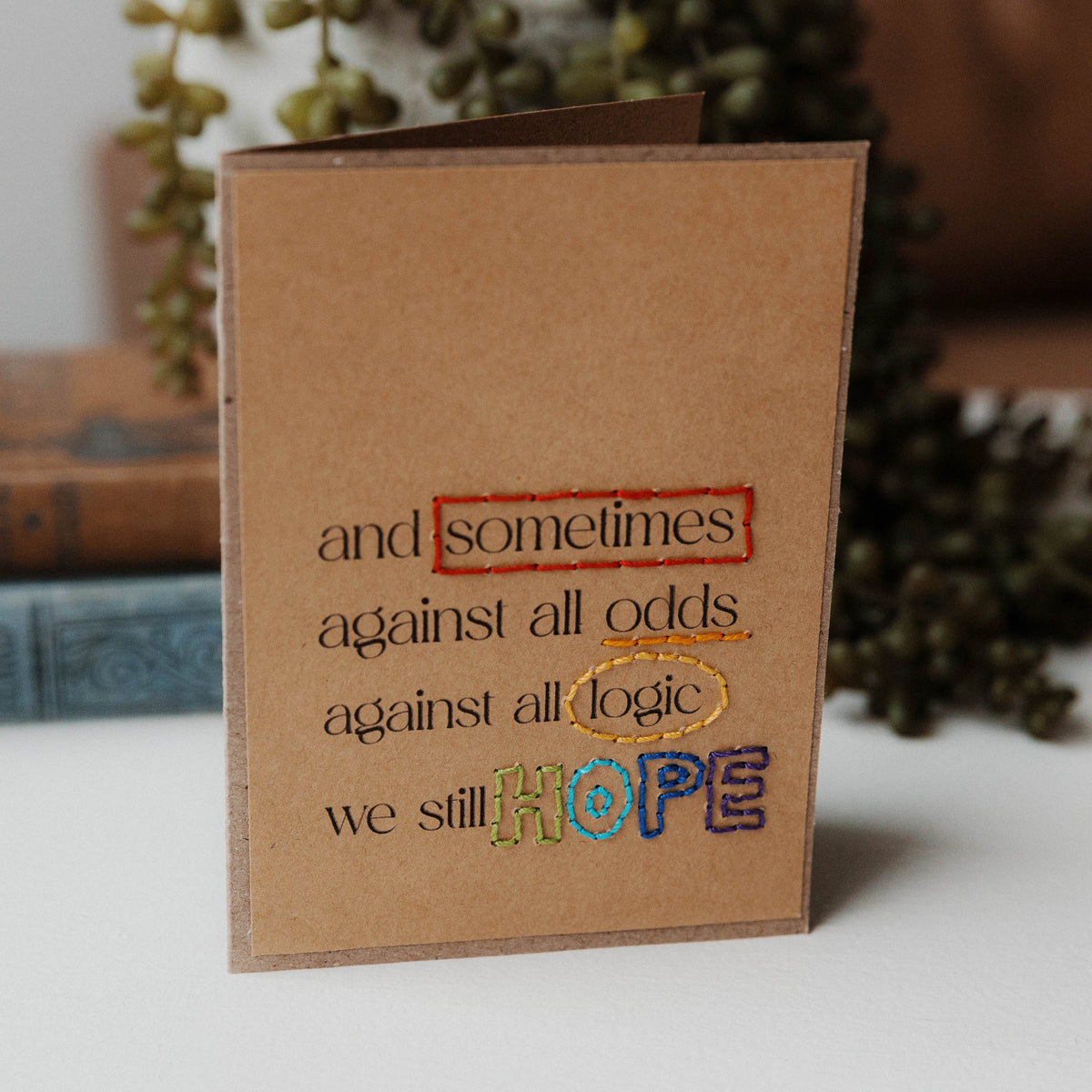 Against All Odds (AMEN) Greeting Cards