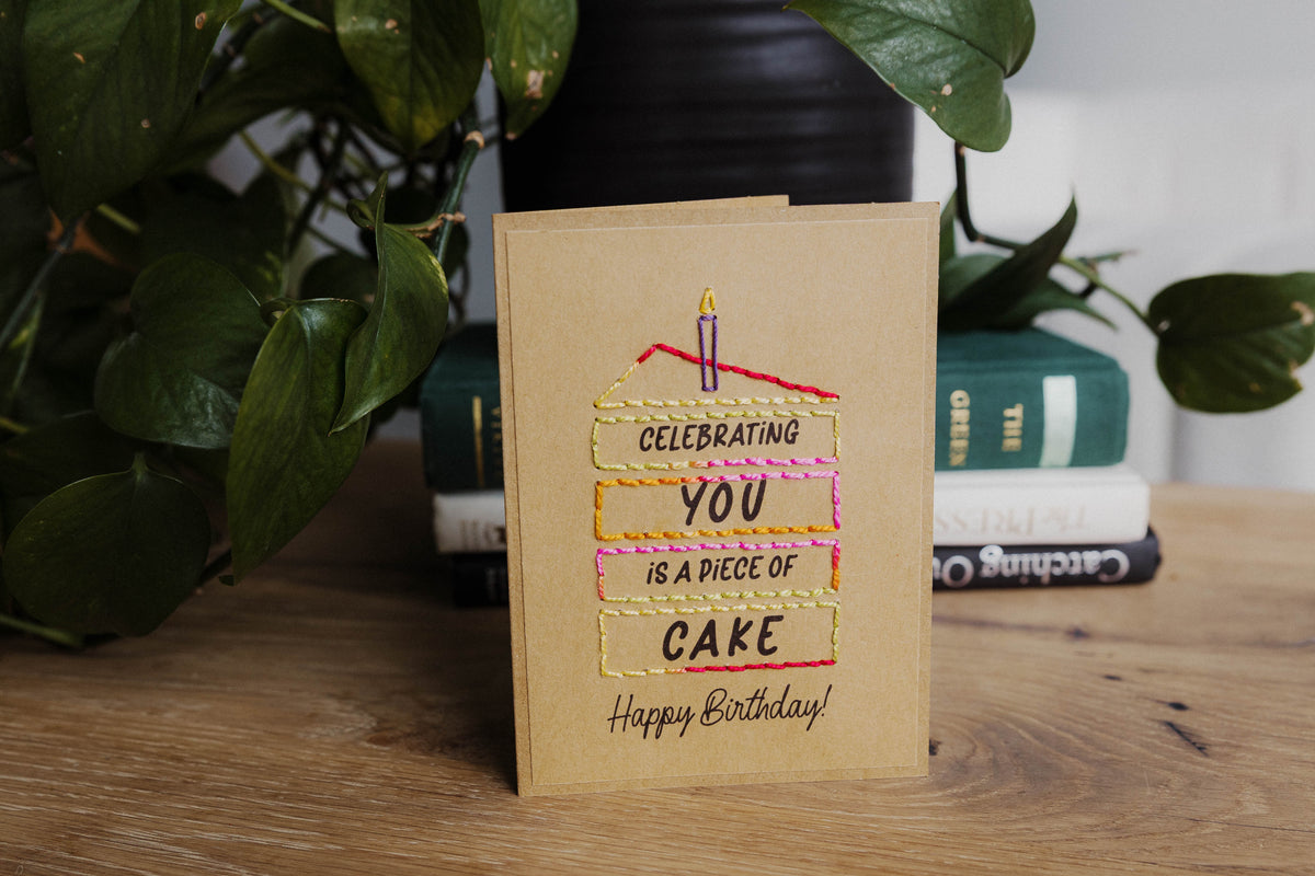 Celebrating You (Birthday Cake) Greeting Cards