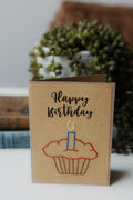 Birthday Cupcake Greeting Cards