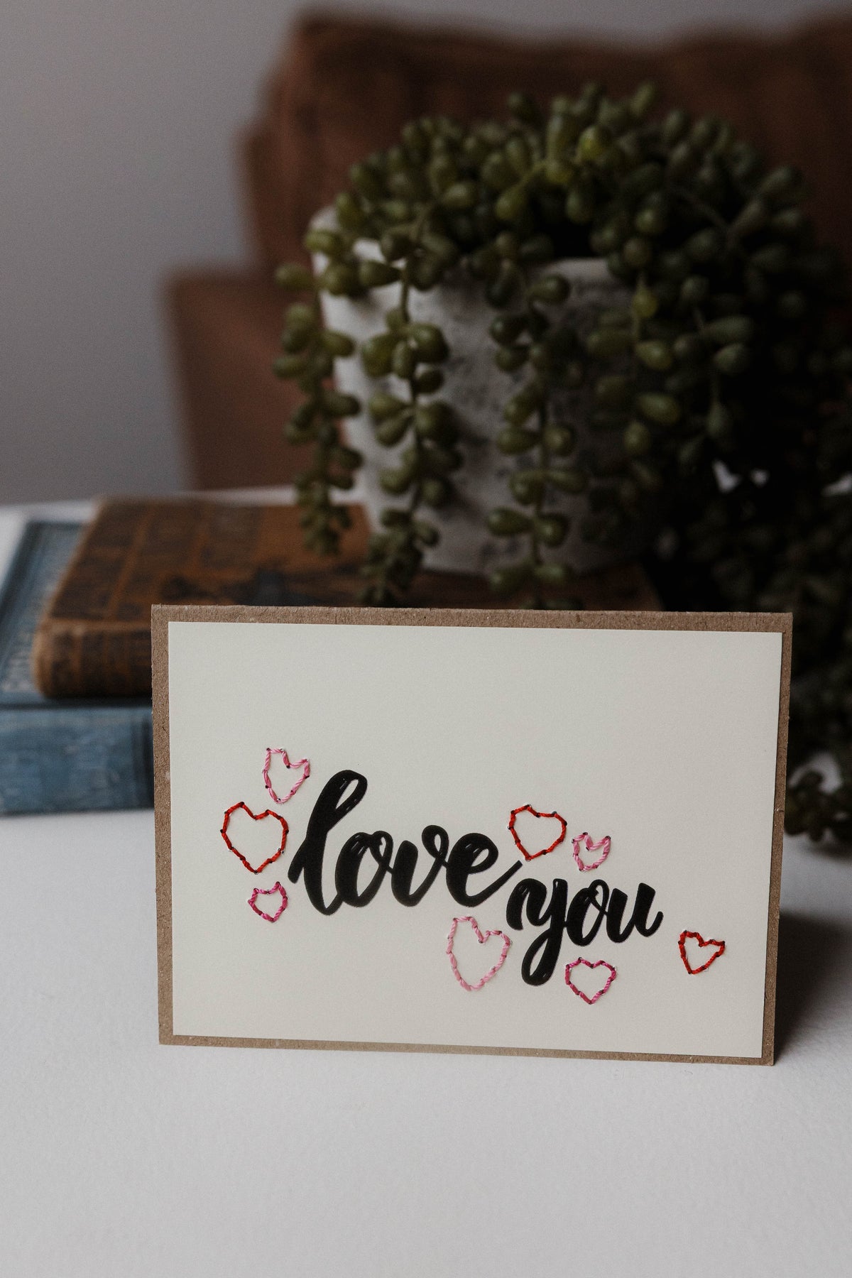 Love Postage Stamp Greeting Cards