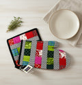 Multi-Colored Oven Mitt Set