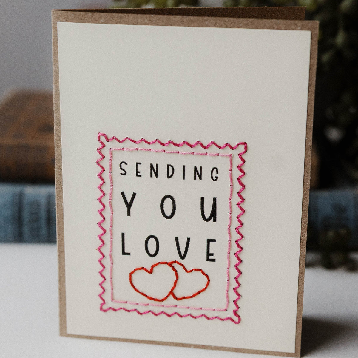 Love Postage Stamp Greeting Cards
